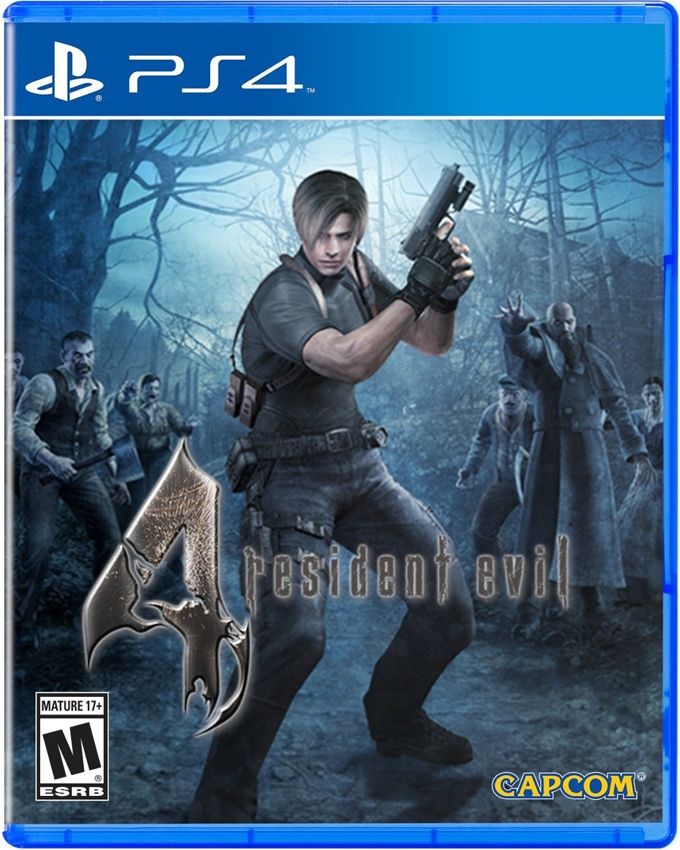 PLAYSTATION 4 DVD RESIDENT EVIL 4 PS4 GAME