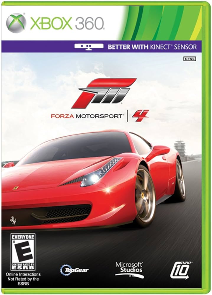 FORZA Motorsport 4 VIDEO GAME- Xbox 360 JTAG (2DVDs)