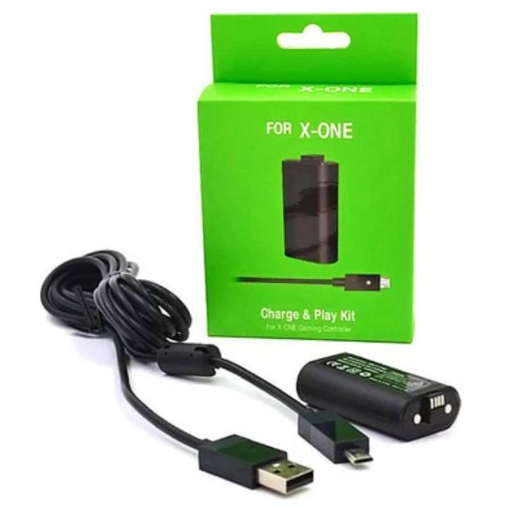 Charge & Play Kit / Rechargeable Battery & Cable Kit for Xbox One