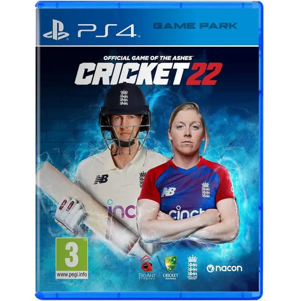 PLAYSTATION 4 DVD CRICKET 22 PS4 GAME