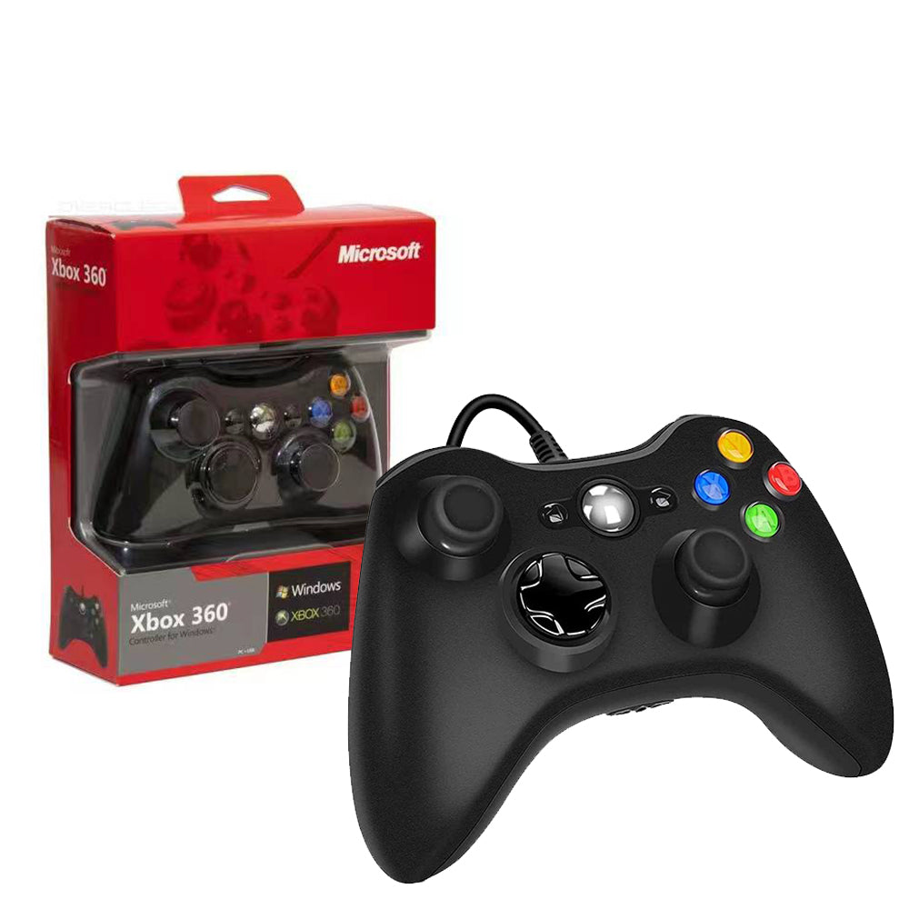 Xbox 360 Controller for Windows & Xbox 360 Console Wired USB Joystick Support PC Laptop